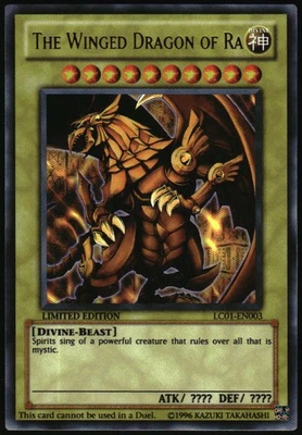 Yu-Gi-Oh! - Winged Dragon of Ra 2010 LC01-EN003 Ultra Rare Limited Edition - Image 1 of 2
