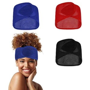 3-Piece Mesh Hair Wraps for Black Women - Adjustable Sleep Caps for Long Shor... - Foto 1 di 7