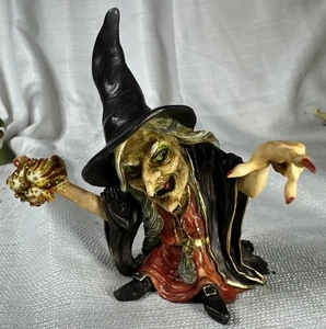 Harmony Kingdom Artist Neil Eyre Design LE #3 Wicked Witch HAGATHA in Red Dress - Picture 1 of 11