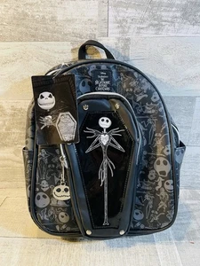 Mini zaino 2024 Disney Nightmare Before Christmas Coffin Jack NUOVO con etichette - Foto 1 di 11