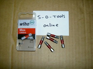 WIHA MAXXTOR-BITS 5 X TORX 30 CON RACCORDO 1/4 (6MM) LUNGO 29MM GAMMA NUOVA - Foto 1 di 1