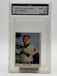 Estampillas doradas 1955 Indios de Cleveland #NNO Ralph Kress otras 9,5 - Imagen 1 de 1