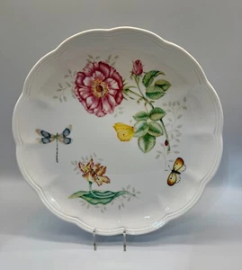 Lenox Butterfly Meadow Dragonfly Dinner Plates by Louise Le Luyer - Set of 4 - Picture 1 of 4