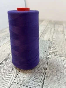 New Coats 6000 Yards 70 Polyester Thread Cones -Naples Grape - Picture 1 of 4