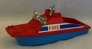VINTAGE CORGI Juniors FIRE LAUNCH Rescue Boat Loose Unboxed 1976 1:64 Scale