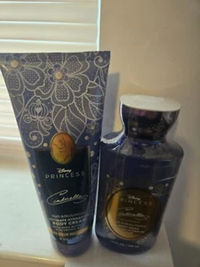 BATH & BODY WORKS DISNEY CINDERELLA BODY CREAM AND BODY WASH X2 - Picture 1 of 1
