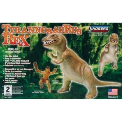 KIT MODELO LINDBERG TYRANNOSAURUS REX NIVEL HABILIDAD 2 70261 nuevo en la caja   Foto 1 de 4