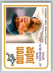 Tarjeta de béisbol 2023 Topps Heritage #1 Aaron Judge Tribute Yankees - Imagen 1 de 2