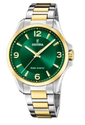 orologio da uomo Festina Solar Energy F20657/3 NUOVO - Immagine 1 di 2