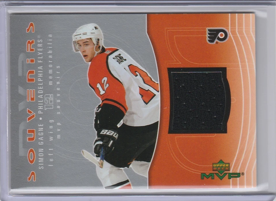 2003-04 UD MVP Simon Gagne Souvenirs Jersey #S22 NM Condition - Image 1 of 1
