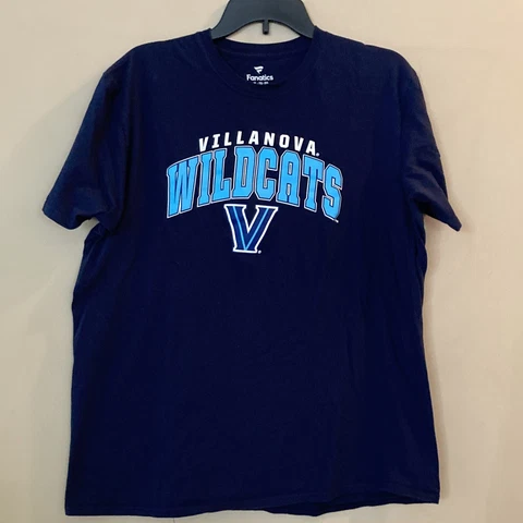 Villanova T-Shirt Mens XL Blue Short Sleeve Crewneck Cover