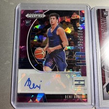 2020-21 Panini Prizm Draft Picks Prospect Auto P’Ice Deni Avdija 56/98 & Deni SP