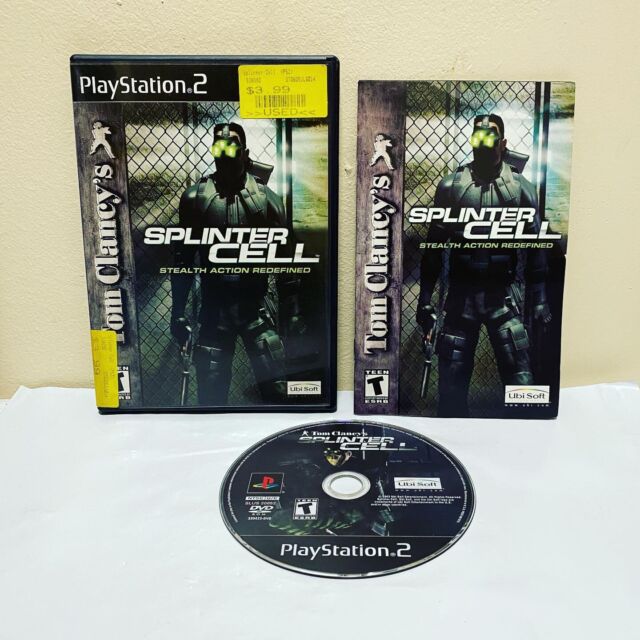 TOM CLANCY'S SPLINTER CELL PlayStation 2 Game PS2 SirH70