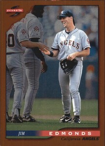 1996 Score Dugout Collection #4 Jim Edmonds  ANGELS X11145