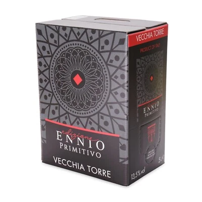 Vecchia torre bag in box 5 litri primitivo edizione Ennio - Imagen 1 de 2