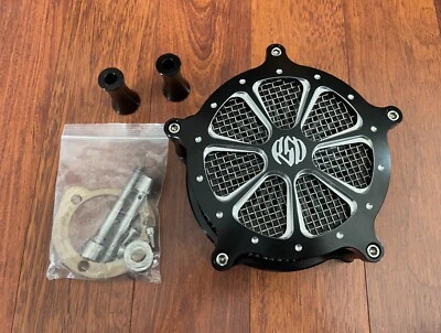 Velocidad de admisión de aire de aluminio RSD CNC 7 Venturi HD Softail, Touring, modelos Dyna Foto 1 de 4