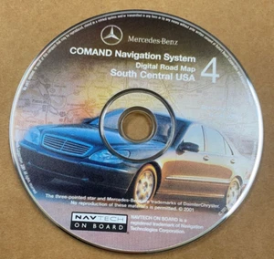 Mercedes C, E, CL, CLK S SL G-Class Navigation Map 4 SOUTH Central US, Rel. 7/01 - Picture 1 of 1