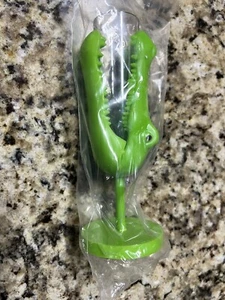 Alligator Shot Glass Plastic Green Unique - Picture 1 of 5