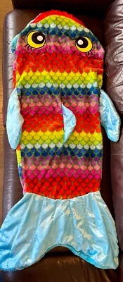 Snuggie Saco de Dormir Pescado Brillante para Niños 2-5, Muy Bueno Foto 1 de 4