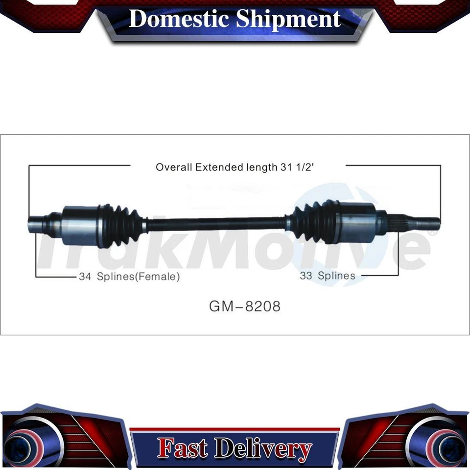 Rear Right CV Axle Drive Shaft Joint Assembly For 2005 2006 Chevrolet Uplander — 第 1/1 张图片