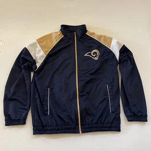 G-III Apparel NFL St. Louis Rams Training Jacket Men’s Large Activewear EUC - Picture 1 of 10