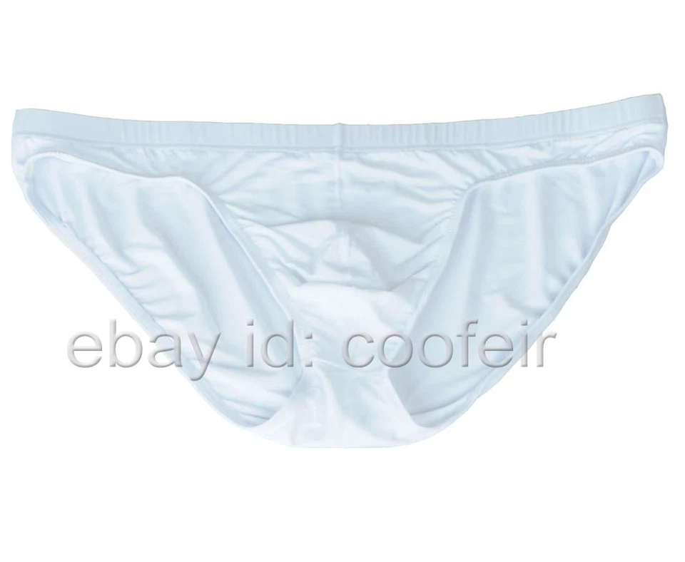 Men Bikini Briefs Undershorts Underwear Pouch Stretchy Nylon Mini Boxer Brief - Image 1 of 1