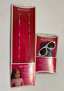 Perline e occhiali da sole capelli da spiaggia ragazza americana nuovi con scatola 18 accessori bambola Go bambola dos - Foto 1 di 4