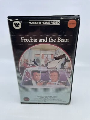 FREEBIE AND THE BEAN (1974) VHS 1984 Warner Vtg Clamshell James Caan Alan Arkin - Image 1 of 4