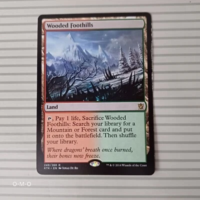 Magic: The Gathering - Khans of Tarkir ~ Rare ~ Wooded Foothills (EX) - Image 1 of 3