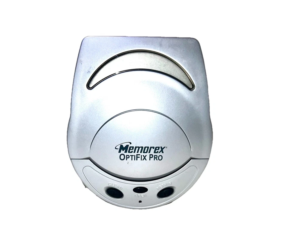 Disc Cleaning Memorex OptiFix Pro Motorized CD, DVD,Game Repair System WORKS - Image 1 of 4