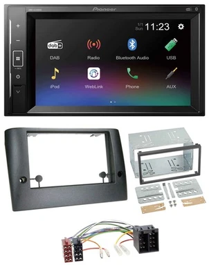 Pioneer DAB MP3 2DIN Bluetooth USB Autoradio für Fiat Stilo (ab 2005) - Bild 1 von 4