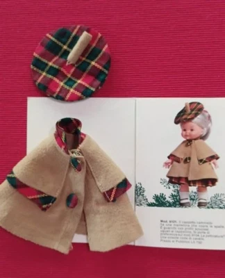 Mantellina e basco modello 9101 bambole mini Furga 1966 - Immagine 1 di 2