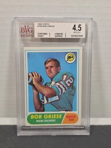 1968 TOPPS #196 BOB GRIESE (RC) BVG BGS 4.5 - Picture 1 of 2