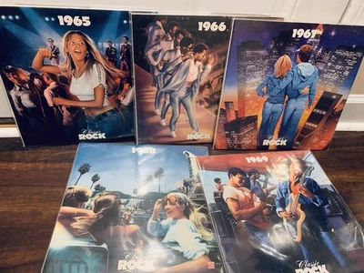 Time Life Music Classic Rock Lot 1965-1969 Vinyl EXCELLENT Condition X10 LPs Set - Image 1 of 4