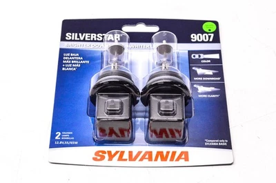 Faro Sylvania 9007ST.BP2 Sylvania Silverstar Cantidad 2 Nuevo de Lote Antiguo Foto 1 de 3