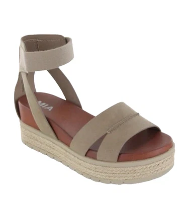 MIA Kaylyn brown Size 9 platform sandal Foto 1 de 4