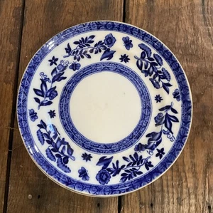 Antique Coalport Blue & White Belfort pattern Bread Plate plate 8” ~ Set Of 5 ~ - Picture 1 of 11