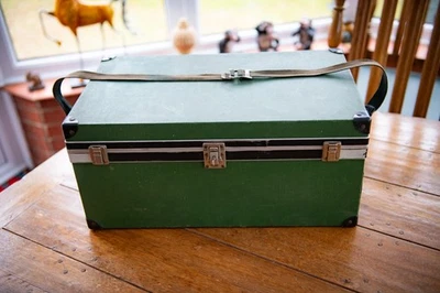 Vintage y Retro - Baúl para Zapatos - Estuche de Viaje - Correa - Llave - Personalizado A.Denton Foto 1 de 4