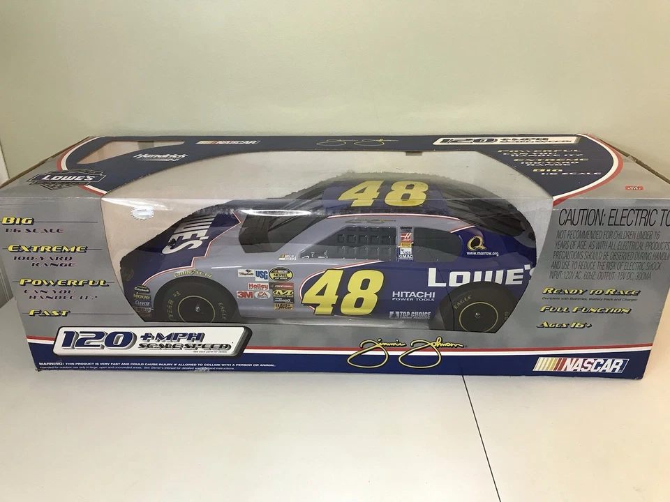 NASCAR 2005 Jimmie Johnson 48 Lowe’s 1:6 BIG Scale Remote Control Car FOR PARTS - Image 1 of 4