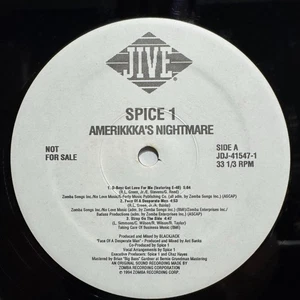 SPICE 1 - AMERIKKKA'S NIGHTMARE (VINYL 2LP) 1994 RARE E-40 + 2PAC + METHOD MAN - Picture 1 of 4