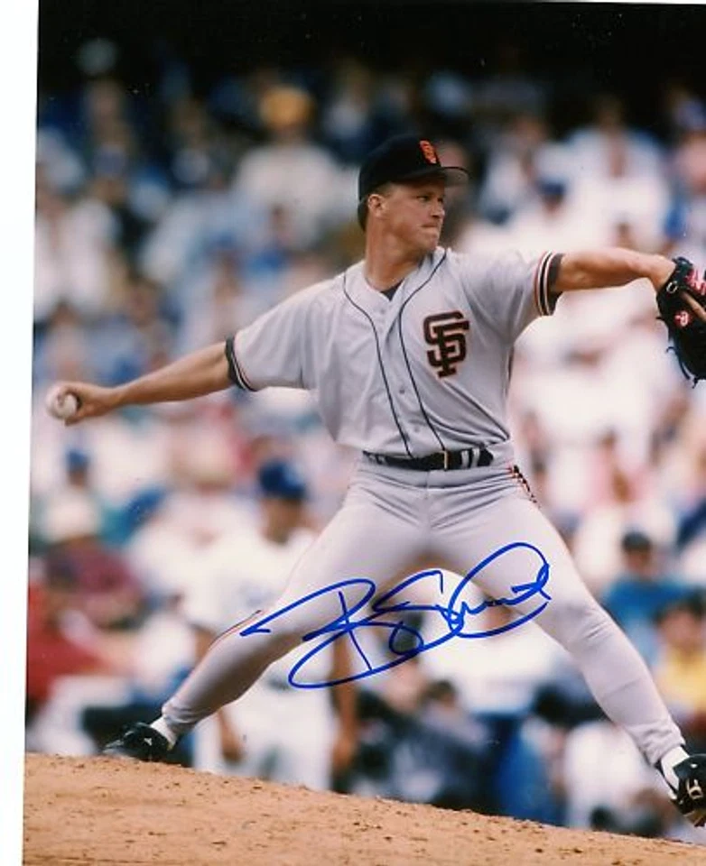 FOTO 8X10 FIRMADA POR Bill Swift Gigantes de San Francisco Foto 1 de 1