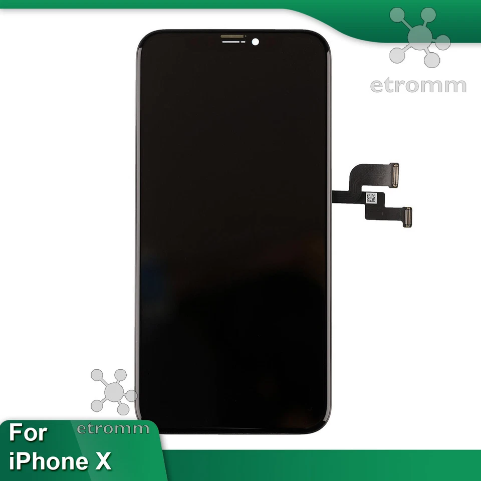 OLED iPhone X LCD Display Touch Screen Digitizer Replacement A1865 A1901 A1902 - Image 1 of 4
