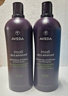 Aveda Invati Ultra Advanced RICH Shampoo & RICH Conditioner 33.8 Oz - Image 1 of 2