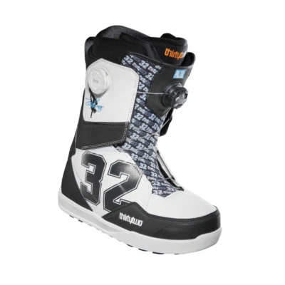 32 (ThirtyTwo) - gepeitschte Doppel Boa Powell Snowboardstiefel - weiß/schwarz NEU FÜR