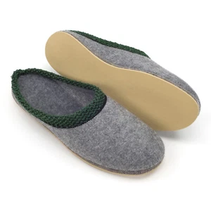 Herren Filzpantoffel Gummisohle Filzhausschuhe Latschen Pantoffeln Hausschuh - Bild 1 von 84