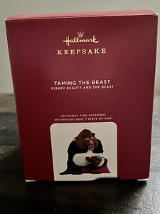 HALLMARK 2020 TAMING THE BEAST DISNEY BEAUTY AND THE BEAST LIMITED ORNAMENT - Picture 1 of 2