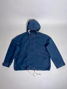 Polo Ralph Lauren Men's Jacket Coat Blue Size Medium Windbreaker Zip Up Pocket - Picture 1 of 12