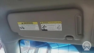 2011-2015 Kia Sorento LH Driver Beige-J7 Vinyl Sun Visor Sunvisor - Picture 1 of 3