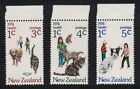 Neuseeland Hunde Katzen Gesundheit Stempel 3 V Ränder 1974 postfrisch SG #1054-1056