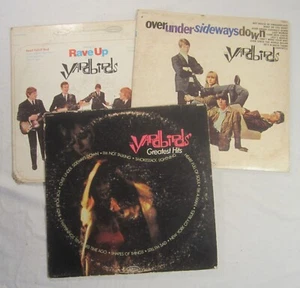 Three YARDBIRDS LP's -- Over Under Sideways Down + RAVE UP + Greatest Hits - Picture 1 of 7